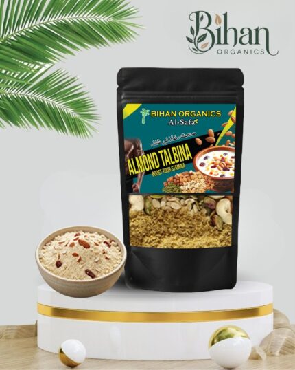 Almond Talbeena made with pure barley and almonds for brain health, energy, and gentle nourishm