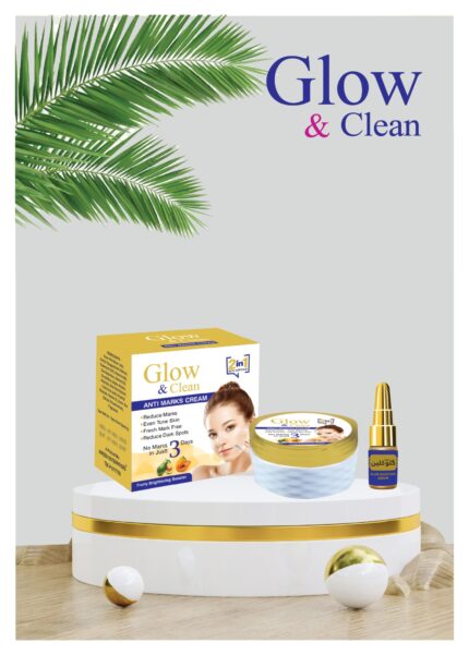 Glow & Clean Anti Marks Cream for reducing dark spots, acne scars, and pigmentation