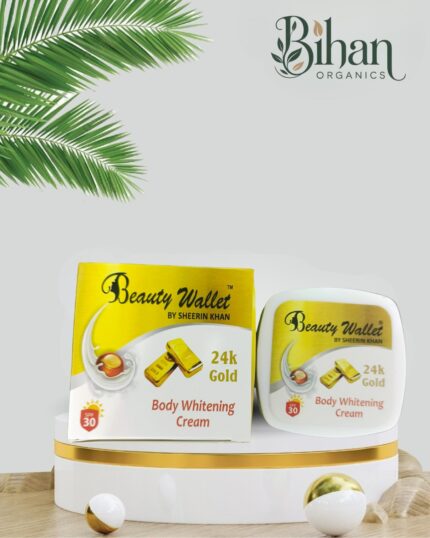 Beauty Wallet Body Whitening Cream for body brightening, deep moisturization, and even skin tone
