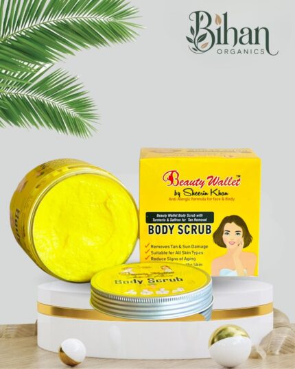 Beauty Wallet Body Scrub for exfoliation, skin polishing, and smooth glowing skin