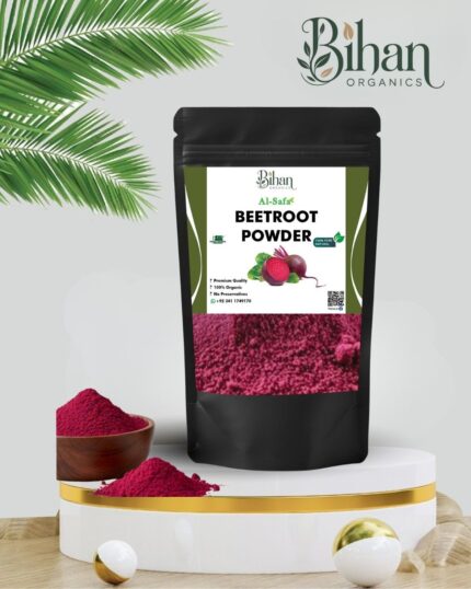 Beetroot powder made from dried beetroot for energy, detox, and natural nutrition
