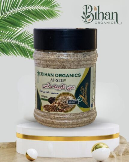 Super Talbeena herbal health mix made with natural grains, herbs, and dry fruits for energy, strength, and daily wellness